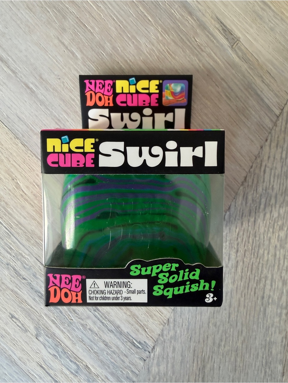 NeeDoh Nice Cube Swirl Squish Toy